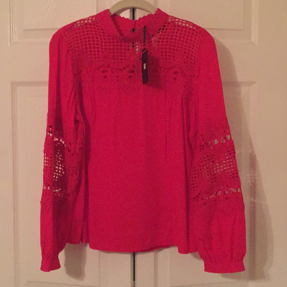 M2 Hot Pink Beautiful Blouse 👚